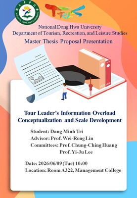 【Master Thesis Proposal Presentation】2026/06/09(Tue)10:00 Dang Minh Tri - Master Thesis Proposal Presentation圖片